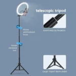 26 33CM Video Lights Dimmable Light Selfie LED Ring Light USB Ring Lighting Lamp With Tripod Stand To Make Youtube Ringlight - Image 2