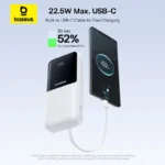 Baseus Power Bank 20000mAh PD 22.5W Fast Charging Phone External Battery Powerbank Charger for Xiaomi Poco iPhone Samsung iPad - Image 5