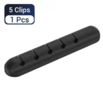 Silicone USB Cable Organizer USB Charging Cable Winder Desktop Tidy Management Clips Cable Holder For Mouse earphone Accessories - Image 14