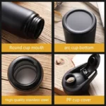 Metal Portable Water Bottle Leakproof Reusable Outdoor Sports Cup for Cycling Hiking Gym Halloween Gift Christmas Gift Travel - Image 4