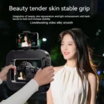 Three-color dimming, ring rabbit cage fill light selfie live broadcast photography light with Bluetooth selfie reverse charging - Image 2