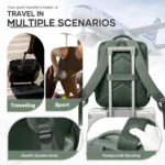Ryanair 40x30x20 Travel Backpack Vacuum Compression Backpack with Pump,  Wizzair Cabin Bag 15.6" Laptop Travel Bag，Storage Bag - Image 6