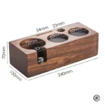 Coffee Tamper Station Stand Wooden Non-slip Espresso Holder Coffee brush Filter Storage Stand Barista Accessories - Image 6