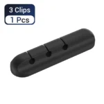 Silicone USB Cable Organizer USB Charging Cable Winder Desktop Tidy Management Clips Cable Holder For Mouse earphone Accessories - Image 18