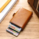 Rfid Men Card Wallets Carbon Fiber Slim Mini Wallet 14 Card Holders Small Money Bag Male Purses - Image 6