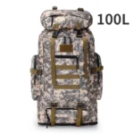 80L/100L  Mountaineering Bag Climb Bag Tactical Backpacks Large Backpack Outdoors Hiking Camping Travel Bags - Image 17