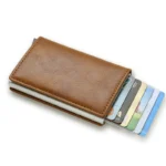 Rfid Aluminum Men Wallet Card Holders Purse Carbon Fiber Men Business Slim Thin Smart Wallet Credit Cardholder Case Note Holder - Image 9