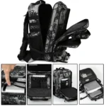 45L Tactical Backpack survival Bag Hunting MOLLE Backpack GYM For Men EDC Outdoor Hiking Rucksack Witch Bottle Holder - Image 5
