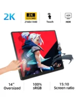 ZSUS 2160*1440  14-inch 2K Portable Monitor 60HZ For Laptop XBox PS4 / 5 Switch TV Box Cell Phone PC Extension  Mobile - Image 8