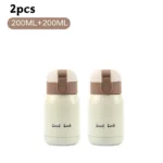 200/350ml Cute Mini Thermos Cup Stainless Steel Thermal Coffee Mug Portable Vacuum Flask Insulated Water Bottle with Button Lid - Image 16