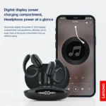 Lenovo XT80 Bluetooth 5.3 Earphones True Wireless Headphones with Mic Button Control Noise Reduction Earhooks Waterproof Headset - Image 3