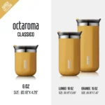 WACACO Octaroma Vacuum Insulated Coffee Mug, Double-wall Stainless Steel Travel Tumbler, 6/10/15 fl oz, thermo, Valentines Gift - Image 7