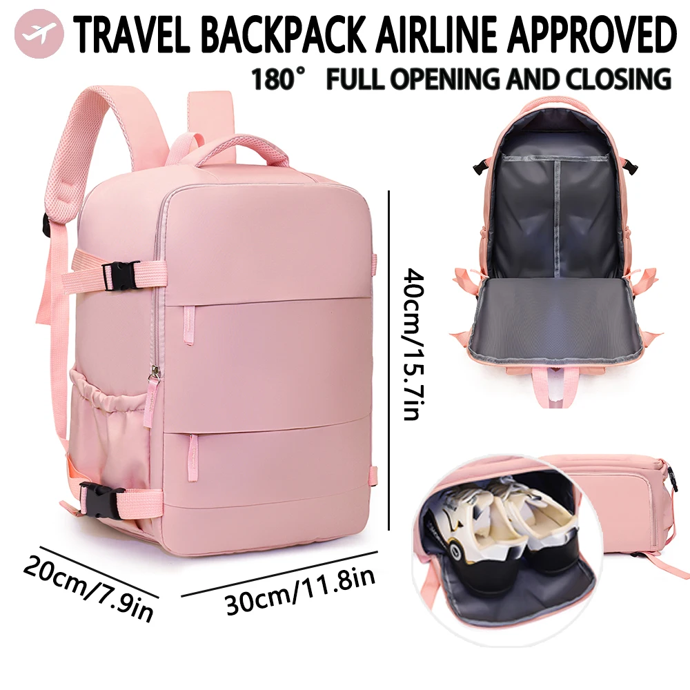 Se54c29902a9745ed9cac4729462102aa6.webp Travel Backpack Airline Approved Easyjet Wizz Air Large Capacity, Lightweight, Short Distance Business Travel Computer Backpack - Image 1