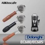51MM Coffee Bottomless Portafilter Naked Filter Basket For Delonghi Dedica EC680 EC685 Espresso Maker Accessories Barista Tools