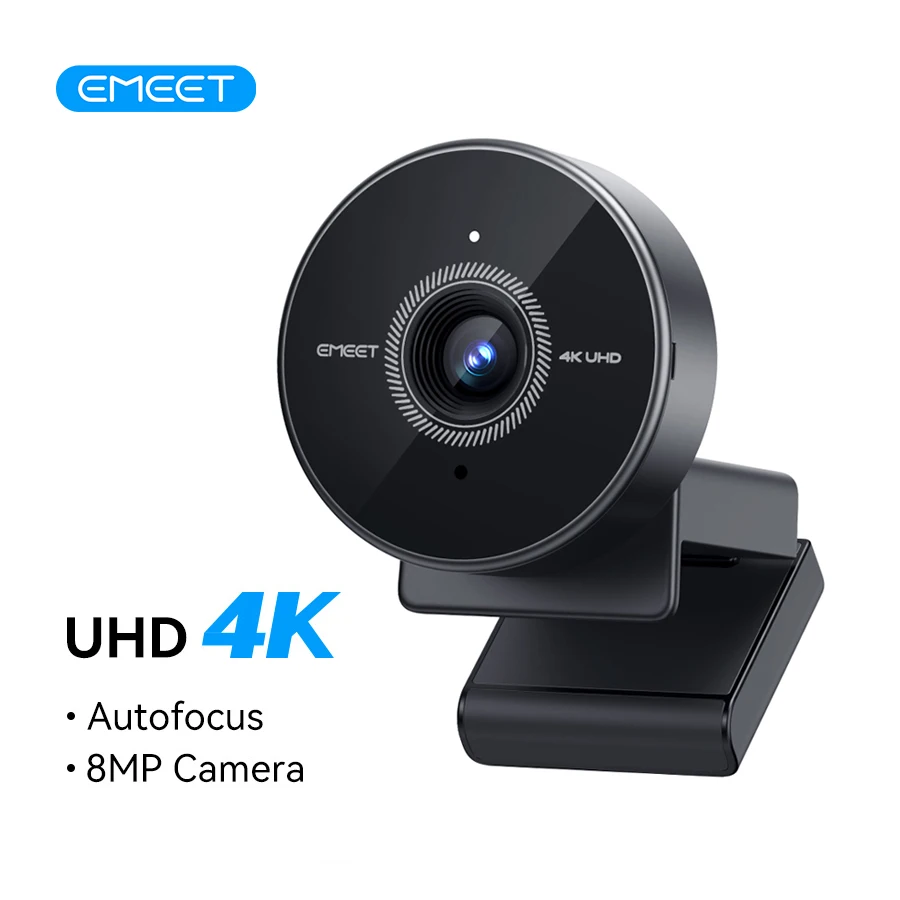 Sf2f2ea4e78644c5e9d9557e7b887d389J.webp Webcam 4K Web Camera 1080P 60fps with Microphone Mini USB Camera for Computer/ Desktop / Laptop EMEET Webcam - Image 1